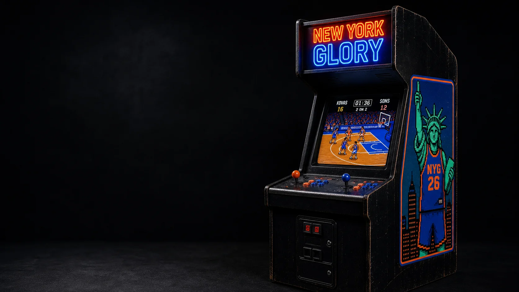 New York Glory arcade cabinet
