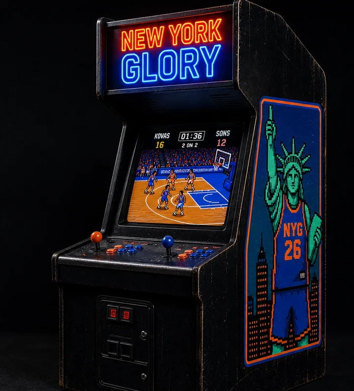 New York Glory arcade cabinet